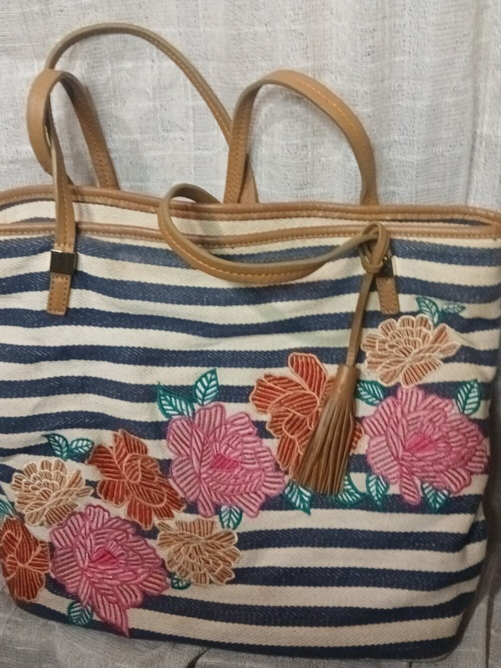 floral tote purse